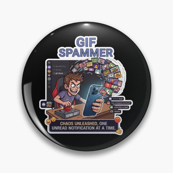 Item preview, GIF Spammer 2 designed and sold by Zack's Digital Threads.