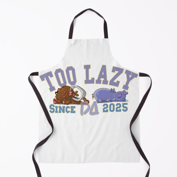 Item preview, Vintage Varsity Too Lazy Since 2025 Cute Sleeping Mammoth Hippo Streetwear Graphic designed and sold by DesignArtist.ia.