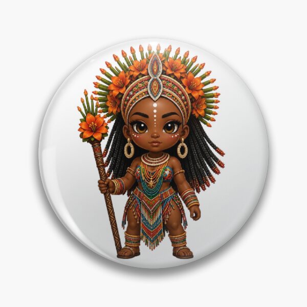 Item preview, Nomkhubulwane Mythology Mascot Design designed and sold by The Dark Files.