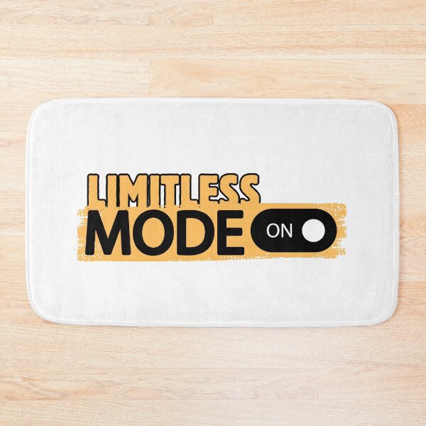 Item preview, Limitless Mode ON Motivational Typography T-Shirt | Mindset Success Quote Design designed and sold by DrimitStore.