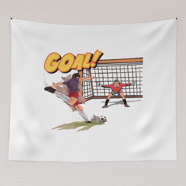 Item preview, Vintage Comic Style Soccer Goal Graphic designed and sold by E20STUDIO.