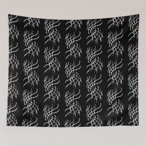 Item preview, Web Sigil Fragment – Dark Organic Abstract (chrome) designed and sold by JFOdesign.