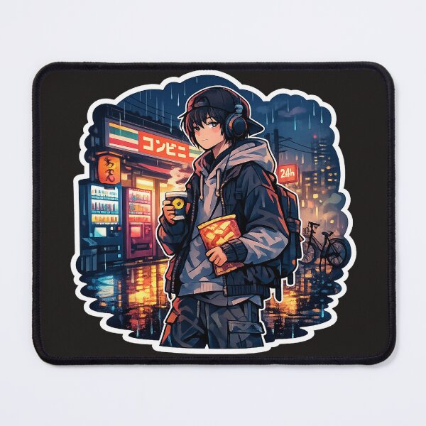 Item preview, Midnight Convenience Store Vibes Sticker designed and sold by RDcollections.
