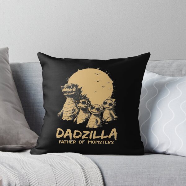 Item preview, Dadzilla Father Of Monsters Funny Kaiju Dad Father's Day designed and sold by LokivirArt.
