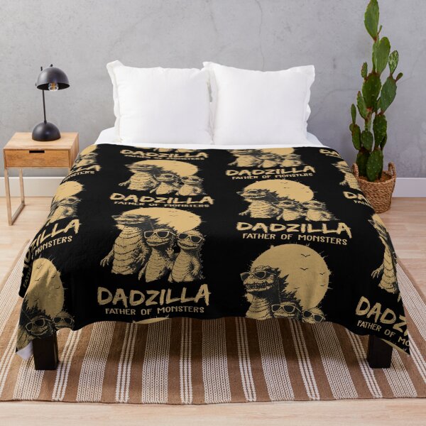 Item preview, Dadzilla Father of Monsters Funny Kaiju Dad Vintage Father's Day designed and sold by LokivirArt.