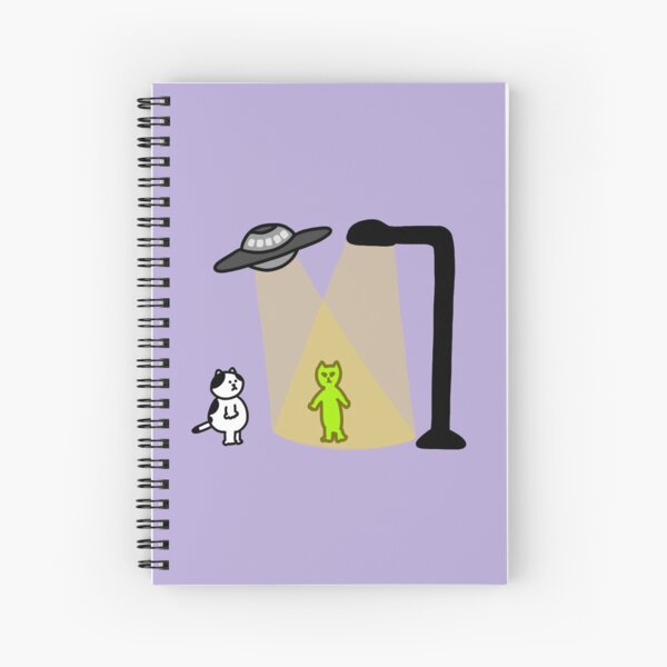 Item preview, a Cat looking at an alien designed and sold by superbaechoo.