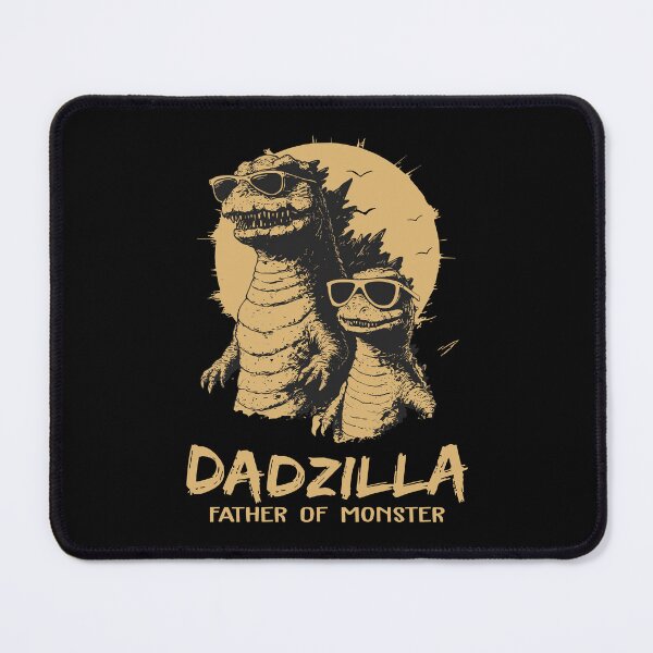 Item preview, Dadzilla Father of Monster Funny Kaiju Dad Vintage Father's Day designed and sold by LokivirArt.