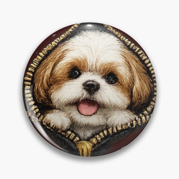 Item preview, Cute Puppy Heart Zipper Design | Dog Lover Graphic designed and sold by PoojaArtLab.
