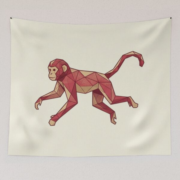 Item preview, Red Monkey in Action – Sports T-Shirt for Dynamic People designed and sold by bsbd-action.