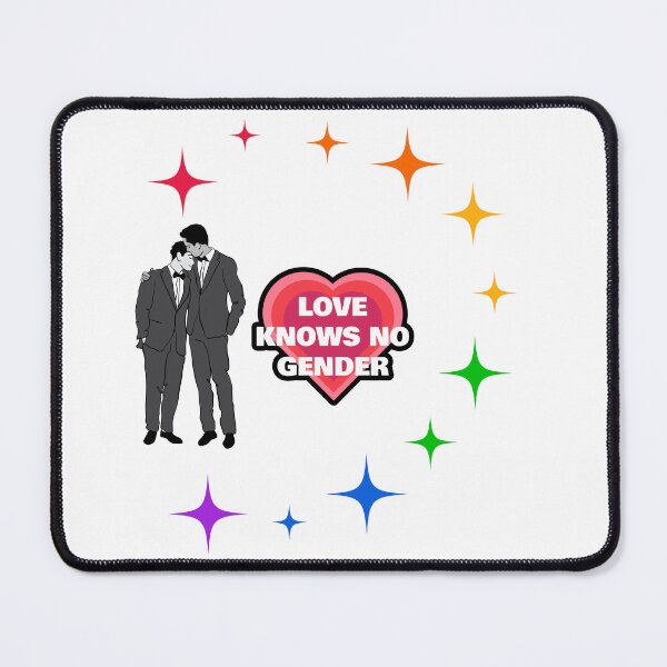 Item preview, Love Knows No Gender Rainbow Couple Pride Graphic designed and sold by E20STUDIO.