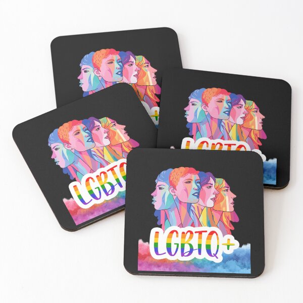 Item preview, LGBTQ+ Pride Pop Art Faces Graphic designed and sold by E20STUDIO.