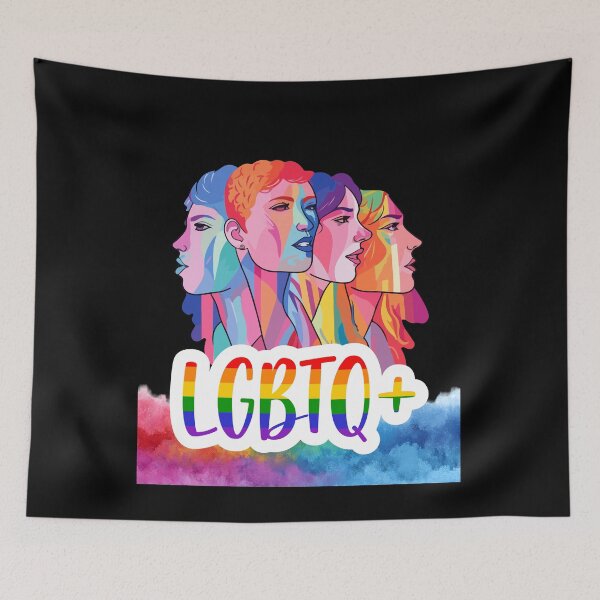 Item preview, LGBTQ+ Pride Pop Art Faces Graphic designed and sold by E20STUDIO.