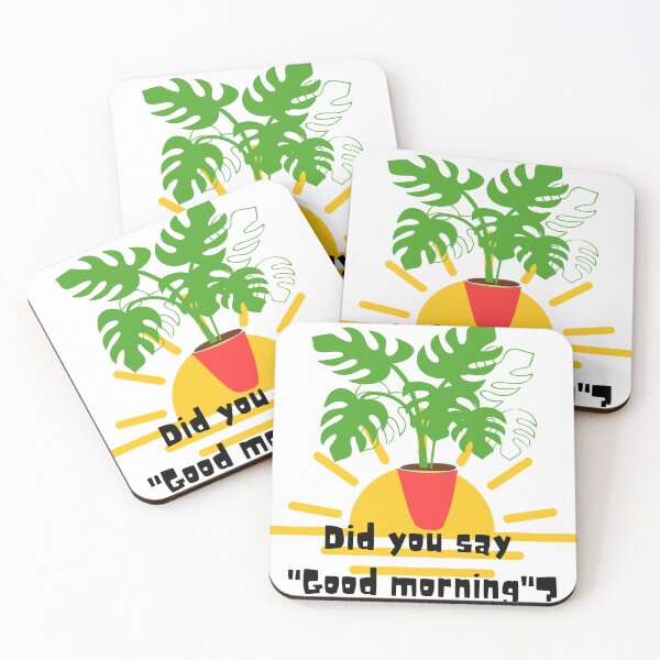 Item preview, Did you say "Good morning"? designed and sold by PlantSholic.
