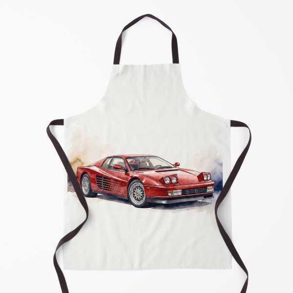 Item preview, Retro Mid Engine Italian Sports Car Watercolor Poster Art designed and sold by RevUpDesign.