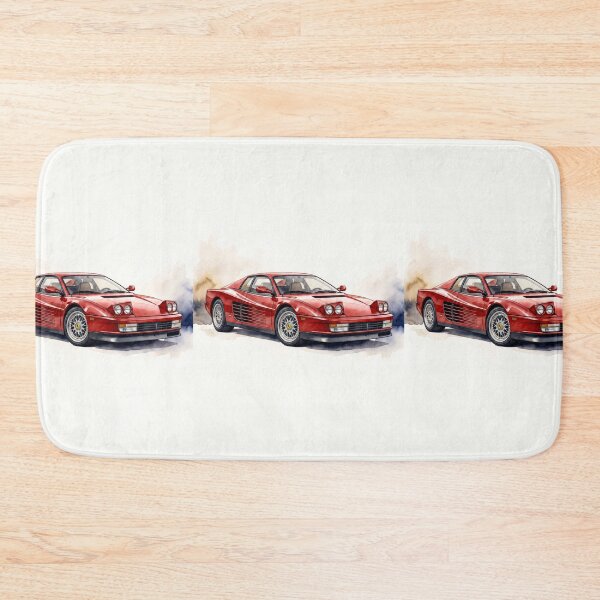 Item preview, Retro Mid Engine Italian Sports Car Watercolor Poster Art designed and sold by RevUpDesign.