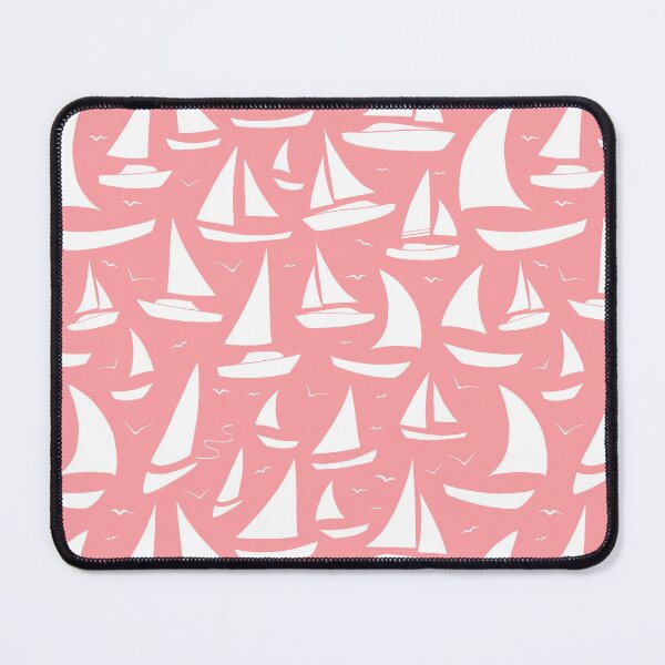 Item preview, Sailing Boats and Yachts | Pink and White Nautical Pattern designed and sold by CreativeBridge.