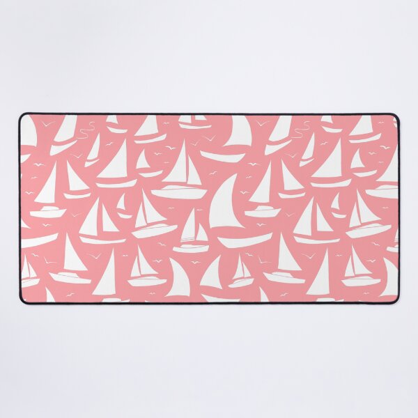 Item preview, Sailing Boats and Yachts | Pink and White Nautical Pattern designed and sold by CreativeBridge.