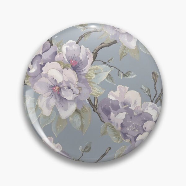 Item preview, Blue Sakura Flower | Vibrant Floral Japanese Botanical Watercolour designed and sold by Desolaa_Arts.