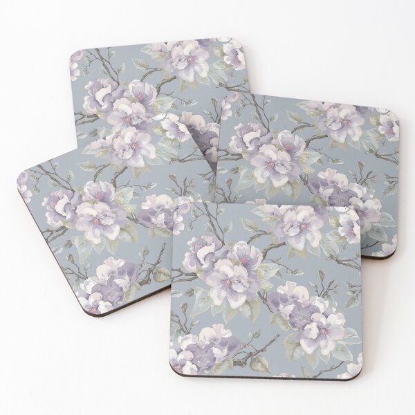 Item preview, Blue Sakura Flower | Vibrant Floral Japanese Botanical Watercolour designed and sold by Desolaa_Arts.
