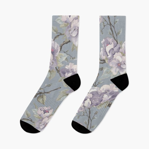 Item preview, Blue Sakura Flower | Vibrant Floral Japanese Botanical Watercolour designed and sold by Desolaa_Arts.