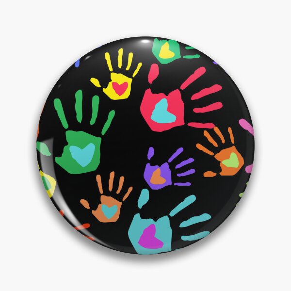 Item preview, Colorful Handprint Heart Shirt Diversity Kindness Inclusion Pride Gift designed and sold by E20STUDIO.