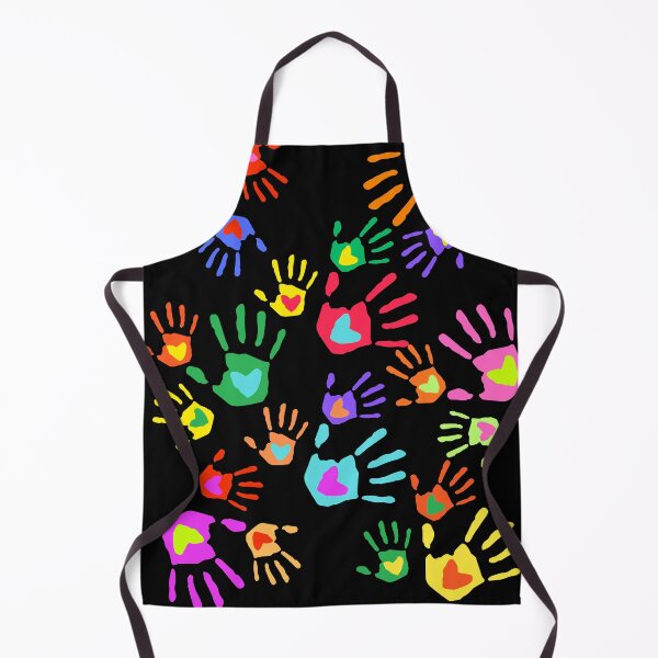Artikelvorschau, Buntes T-Shirt mit Handabdruck in Herzform – ein Geschenk für Vielfalt, Freundlichkeit, Inklusion und Stolz entworfen und verkauft von E20STUDIO.