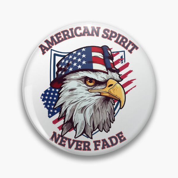 Item preview, American Spirit Never Fade Patriotic 4th Of July Bald Eagle designed and sold by NeoPrintArt.