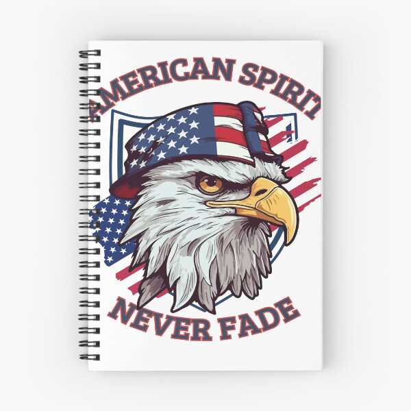 Item preview, American Spirit Never Fade Patriotic 4th Of July Bald Eagle designed and sold by NeoPrintArt.