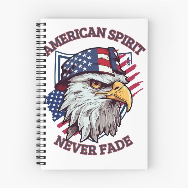 Item preview, American Spirit Never Fade Patriotic 4th Of July Bald Eagle designed and sold by NeoPrintArt.