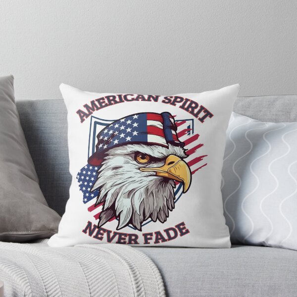 Item preview, American Spirit Never Fade Patriotic 4th Of July Bald Eagle designed and sold by NeoPrintArt.
