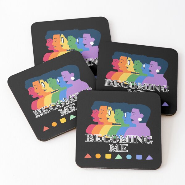 Item preview, Colorful Becoming Me Shirt Women Empowerment Feminist LGBTQ Pride Gift designed and sold by E20STUDIO.