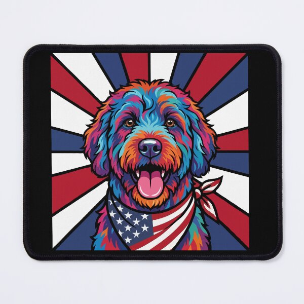 Item preview, Portuguese Water Dog 4th of July Dog – Patriotic USA Puppy Gift designed and sold by The Real Life Symphony.