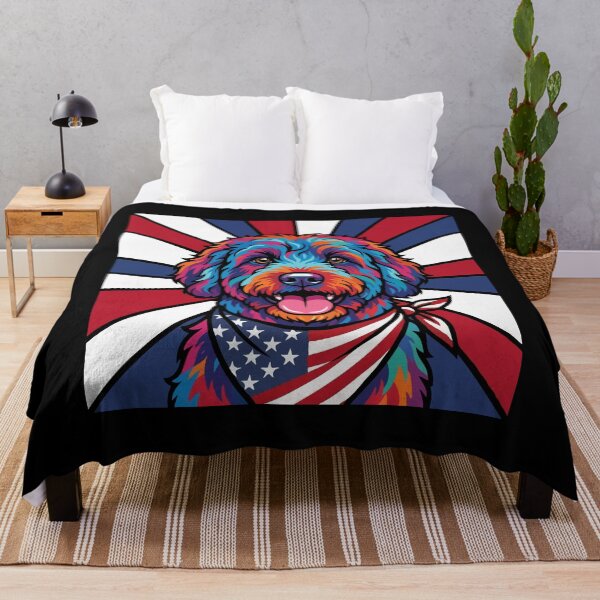 Item preview, Portuguese Water Dog 4th of July Dog – Patriotic USA Puppy Gift designed and sold by The Real Life Symphony.