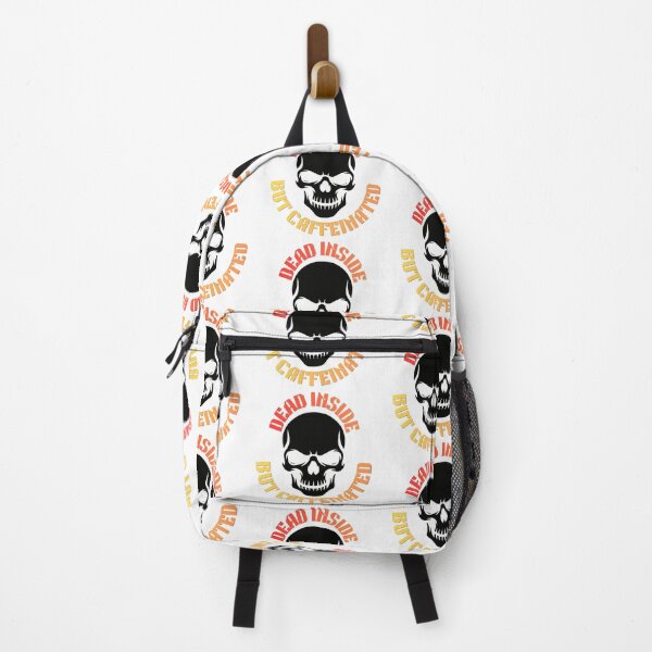 Item preview, Dead Inside But Caffeinated Funny Skull Coffee Loverh designed and sold by DoodleIntricate.