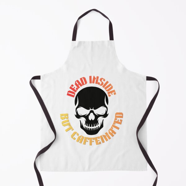 Item preview, Dead Inside But Caffeinated Funny Skull Coffee Loverh designed and sold by DoodleIntricate.