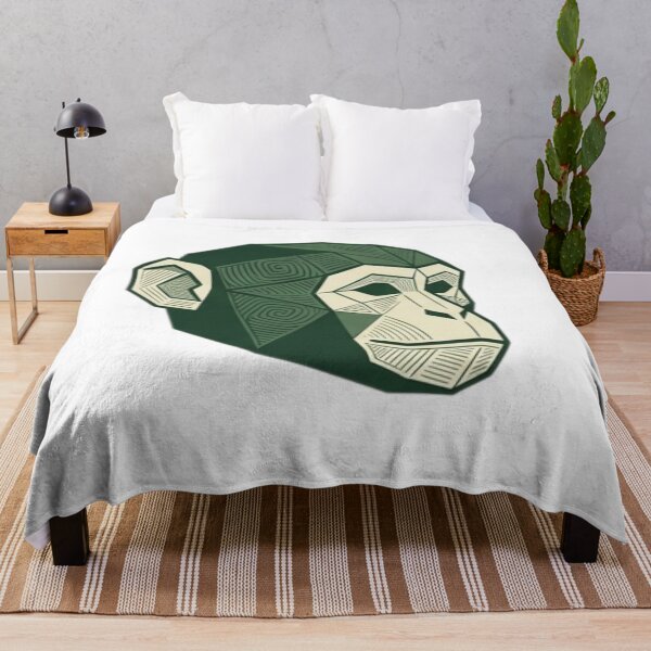 Item preview, Emerald Green Primate Face – Science Student Notebook designed and sold by bsbd-action.