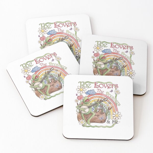 Item preview, The Lovers The Dreamers And Me Muppets Frog Cottagecore Rainbow Nature designed and sold by LokivirArt.
