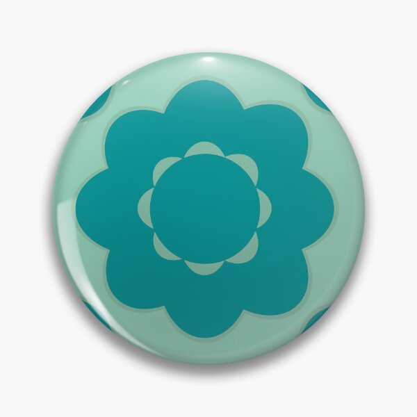 Item preview, Bold Vintage Flower Design in light green 94 designed and sold by StefanStudioArt.
