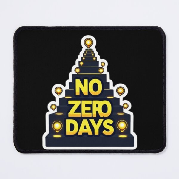 Item preview, No Zero Days Motivational Sticker for Productivity and Personal Growth designed and sold by skillifyme.