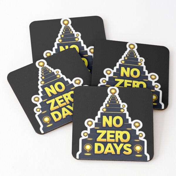 Item preview, No Zero Days Motivational Sticker for Productivity and Personal Growth designed and sold by skillifyme.