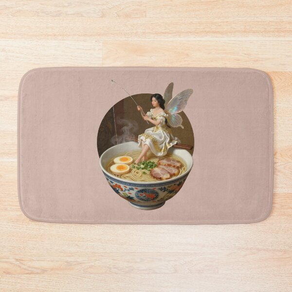 Item preview, Fairy fishing in a ramen bowl designed and sold by Selena-V.