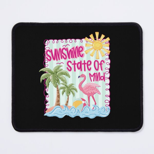 Item preview, Sunshine State of Mind Flamingo Beach Summer Vacation designed and sold by LokivirArt.