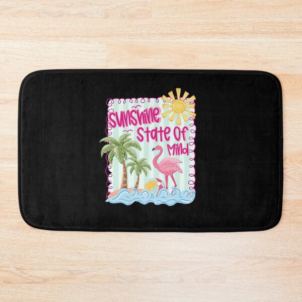 Item preview, Sunshine State of Mind Flamingo Beach Summer Vacation  designed and sold by LokivirArt.