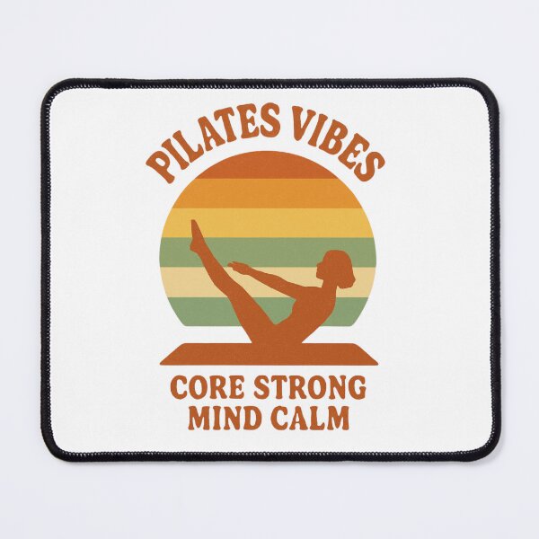 Item preview, Retro Pilates Vibes Core Strong Mind Calm Vintage 70s designed and sold by MerchVersum.