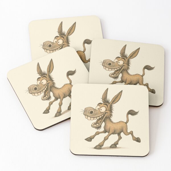 Item preview, Expressive Donkey – Funny Crazy Donkey Art designed and sold by Yomere.