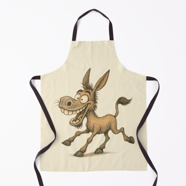 Item preview, Expressive Donkey – Funny Crazy Donkey Art designed and sold by Yomere.