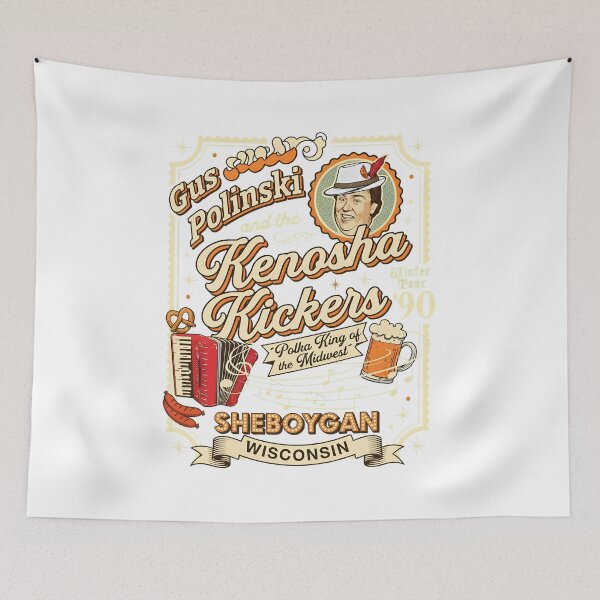 Item preview, Funny Polka Music Wisconsin Tour Retro  designed and sold by CuteArtKawaii.