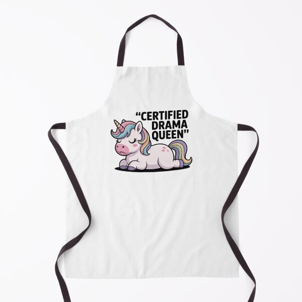 Item preview, Certified Drama Queen Funny Unicorn Shirt designed and sold by Cool-cat-art.