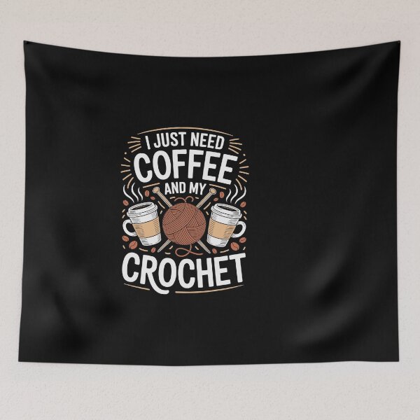 Item preview, i just need coffee and my crochet  designed and sold by jkrphoto.
