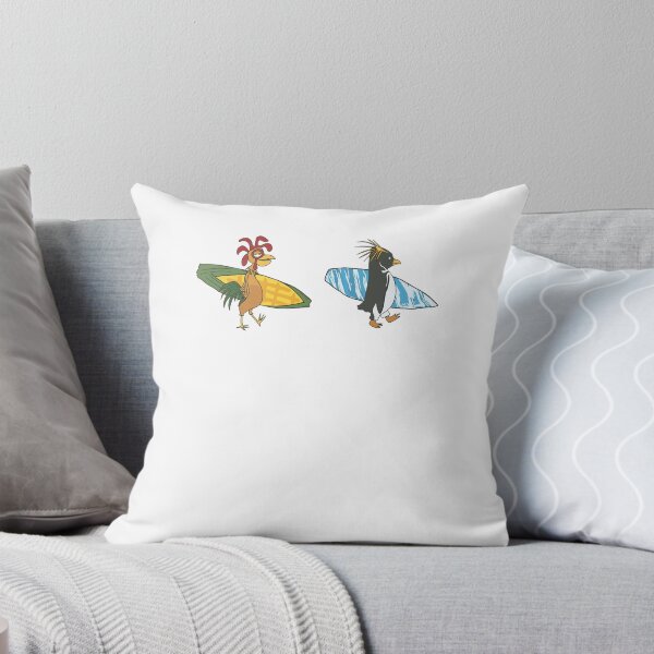 Item preview, Chicken Joe and Cody Maverick Surfing Friends Beach Vacation designed and sold by LokivirArt.